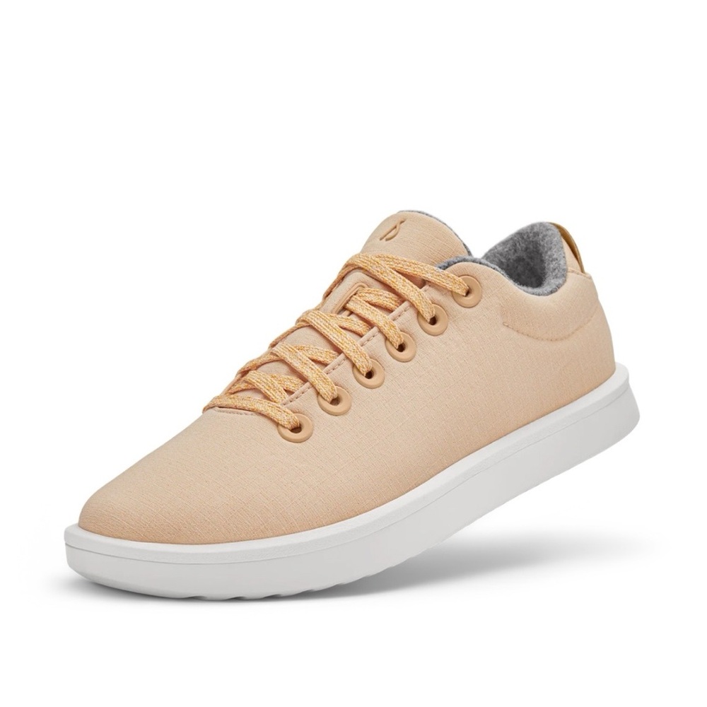 allbirds Woman Pastel Peach Wool Piper Woven Sneaker US7 Classic Comfort Preppy